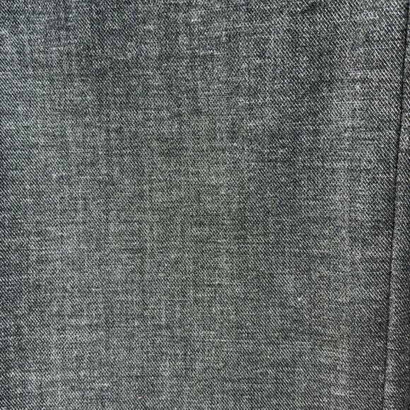 EXPRESS Gray Straight Leg Slacks Black Contrast Waist Size 8 - Picture 7 of 7